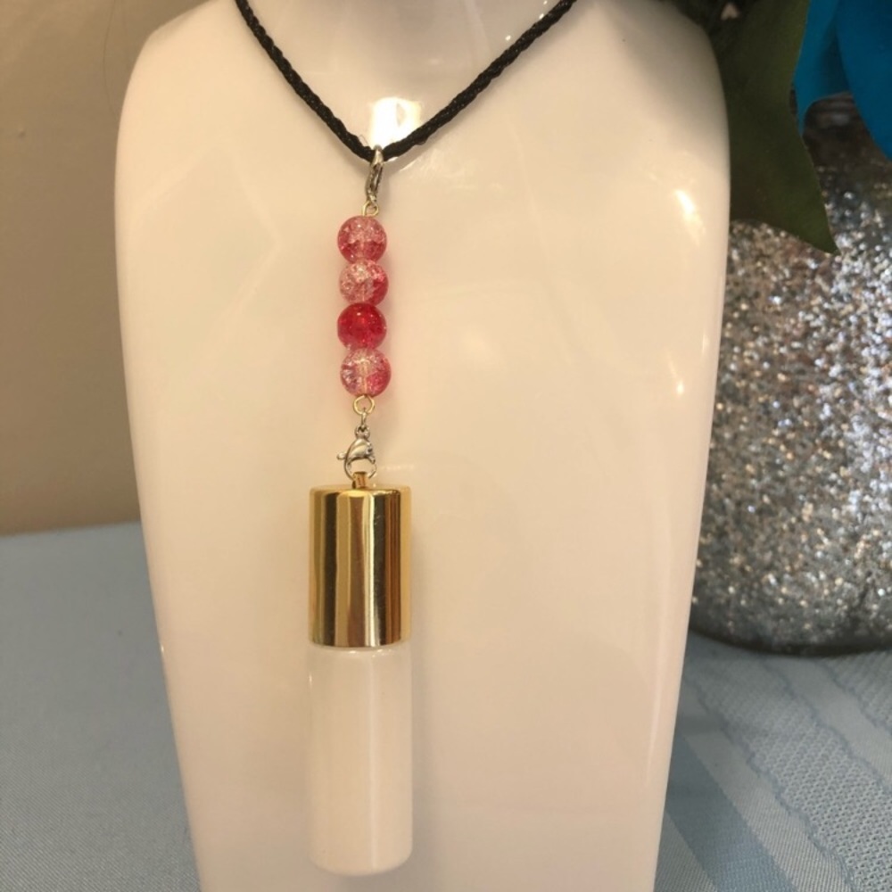 🍁5ml various colored essential oil necklace